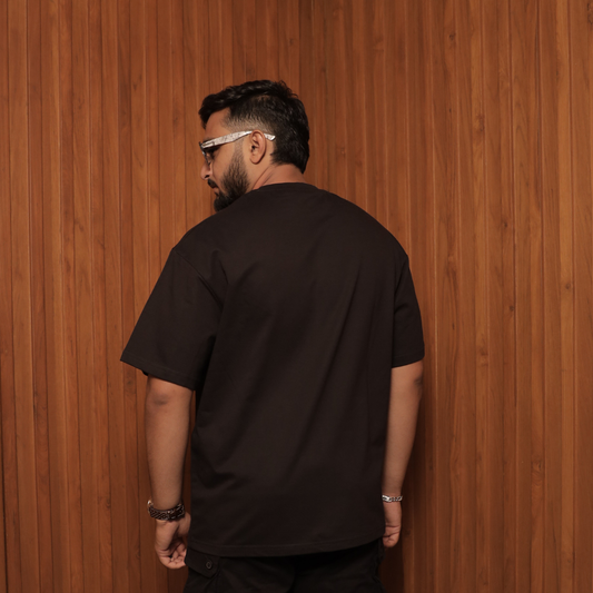 PLAIN TEE (BLACK) huntandcustomize